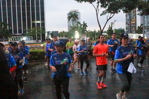 Race photo from Road to BAF Lions Run 2024