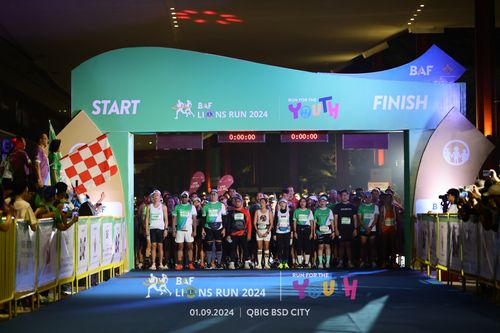 Race photo from BAF LIONS RUN 2024