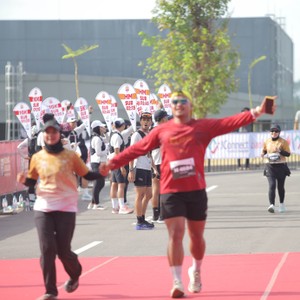 Race photo from KEDIRI HALF MARATHON 2026