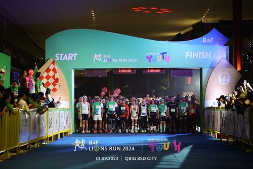 Race photo from BAF LIONS RUN 2024