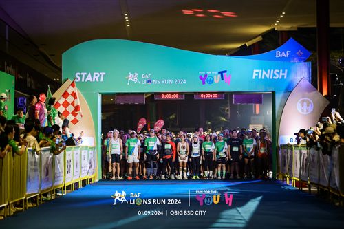 Race photo from BAF LIONS RUN 2024