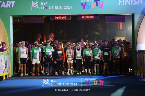 Race photo from BAF LIONS RUN 2024