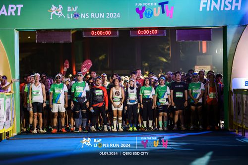 Race photo from BAF LIONS RUN 2024