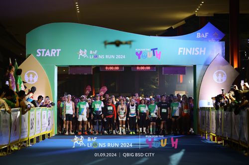 Race photo from BAF LIONS RUN 2024