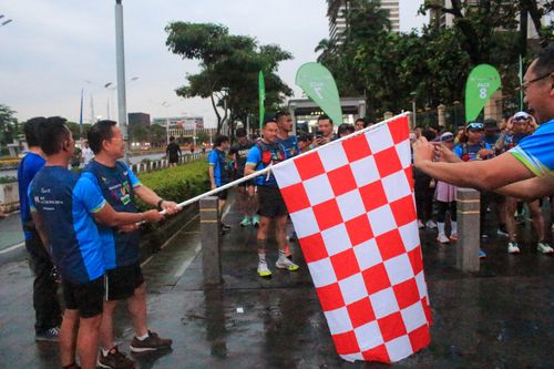 Race photo from Road to BAF Lions Run 2024
