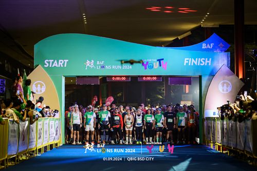 Race photo from BAF LIONS RUN 2024