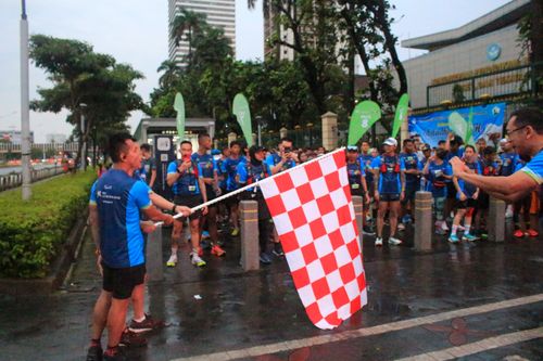 Race photo from Road to BAF Lions Run 2024