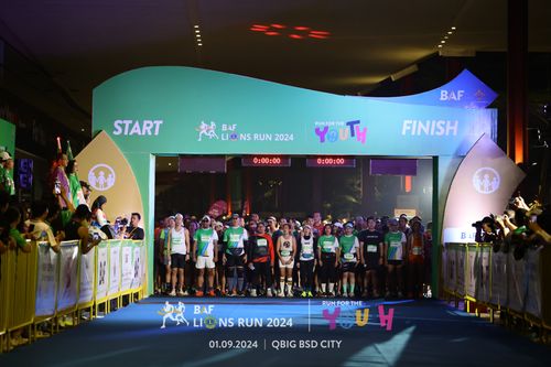 Race photo from BAF LIONS RUN 2024