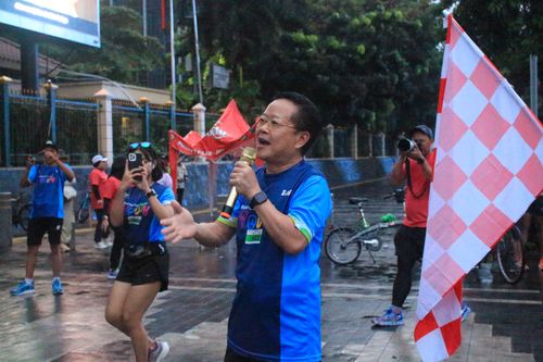 Race photo from Road to BAF Lions Run 2024
