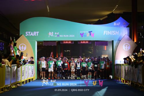 Race photo from BAF LIONS RUN 2024