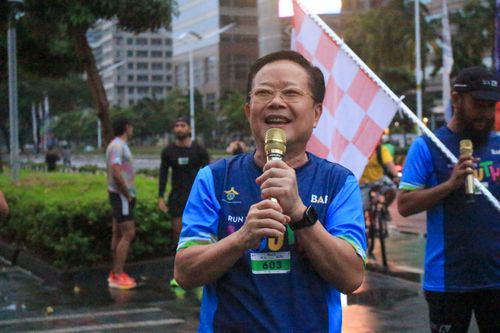 Race photo from Road to BAF Lions Run 2024