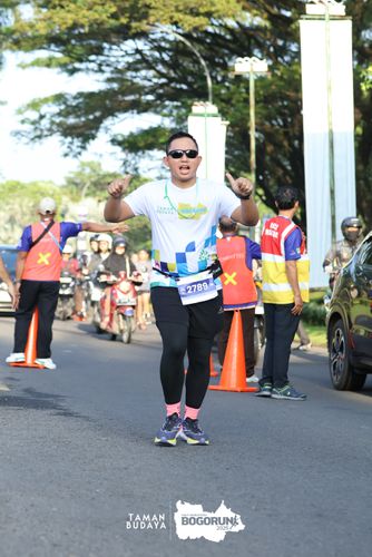 Race photo from Taman Budaya x BOGORUN 2025