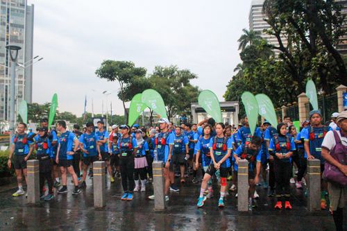 Race photo from Road to BAF Lions Run 2024