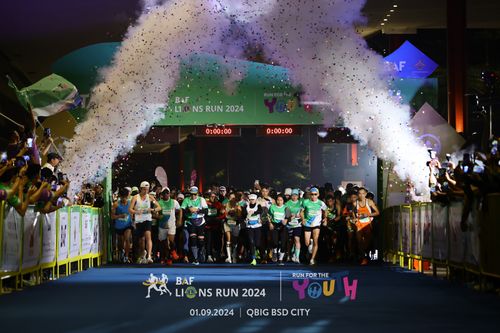 Race photo from BAF LIONS RUN 2024