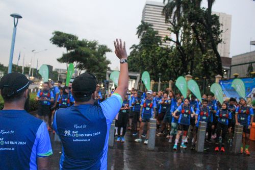 Race photo from Road to BAF Lions Run 2024