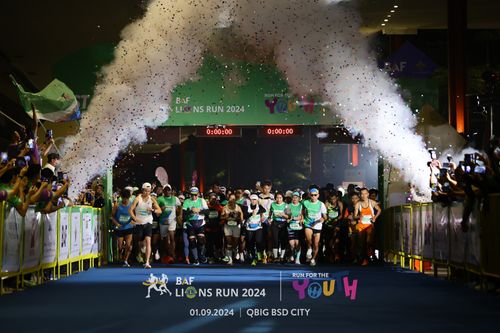 Race photo from BAF LIONS RUN 2024