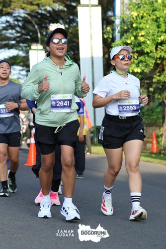 Race photo from Taman Budaya x BOGORUN 2025