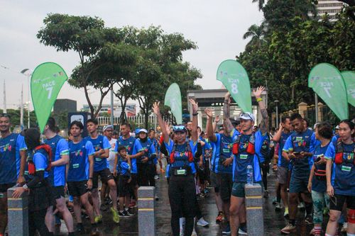 Race photo from Road to BAF Lions Run 2024