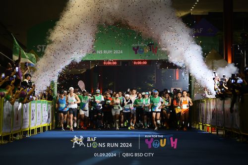 Race photo from BAF LIONS RUN 2024