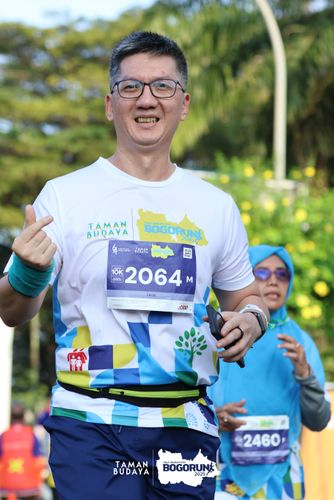 Race photo from Taman Budaya x BOGORUN 2025