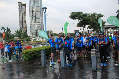 Race photo from Road to BAF Lions Run 2024