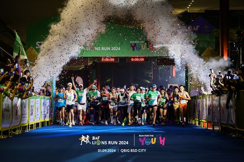 Race photo from BAF LIONS RUN 2024