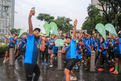 Race photo from Road to BAF Lions Run 2024