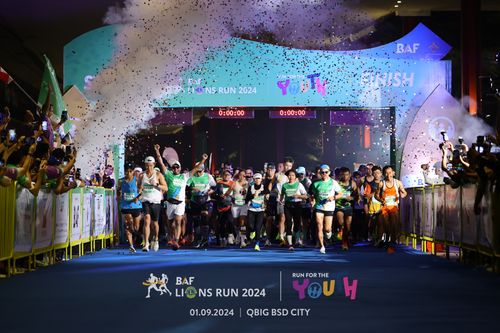 Race photo from BAF LIONS RUN 2024