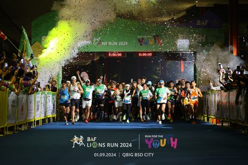 Race photo from BAF LIONS RUN 2024