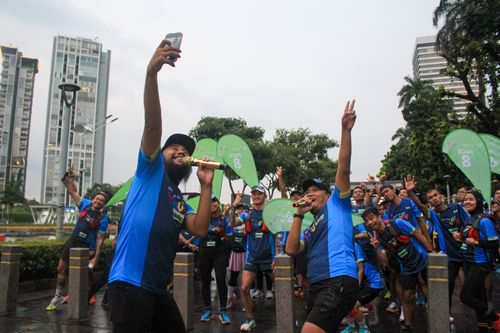 Race photo from Road to BAF Lions Run 2024