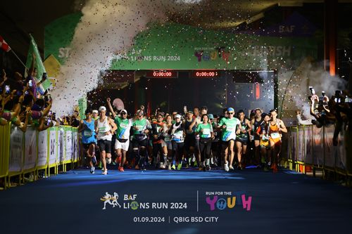 Race photo from BAF LIONS RUN 2024