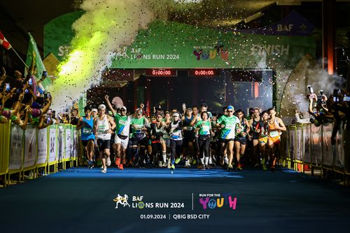 Race photo from BAF LIONS RUN 2024