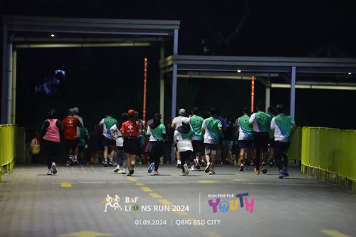 Race photo from BAF LIONS RUN 2024