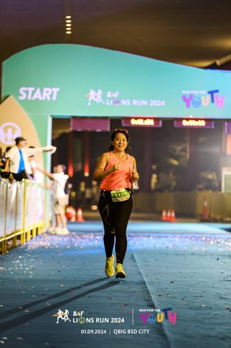 Race photo from BAF LIONS RUN 2024