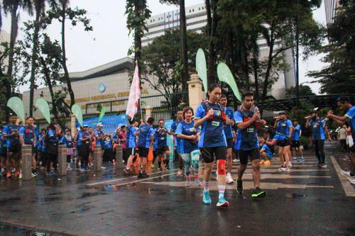 Race photo from Road to BAF Lions Run 2024