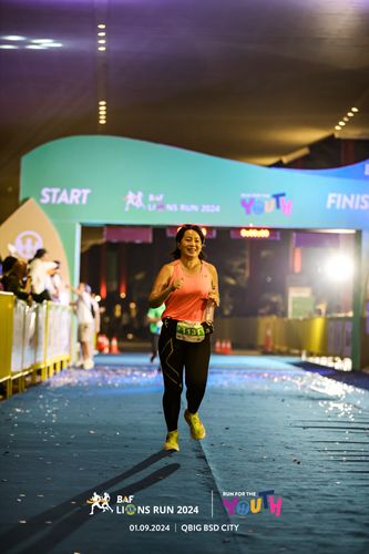 Race photo from BAF LIONS RUN 2024