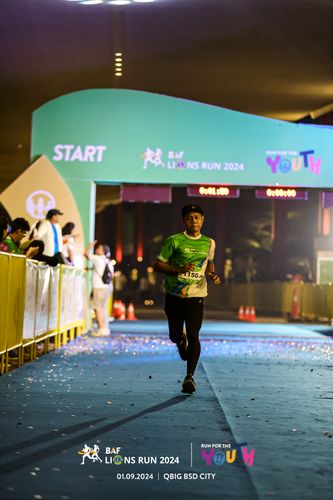 Race photo from BAF LIONS RUN 2024