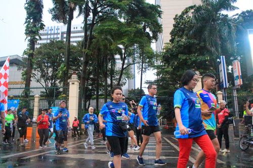 Race photo from Road to BAF Lions Run 2024