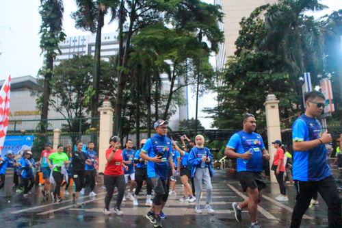 Race photo from Road to BAF Lions Run 2024
