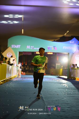 Race photo from BAF LIONS RUN 2024