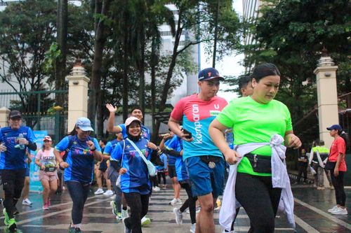 Race photo from Road to BAF Lions Run 2024