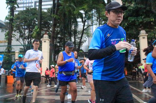 Race photo from Road to BAF Lions Run 2024