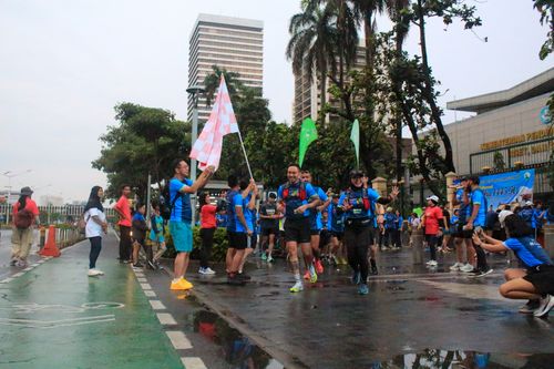 Race photo from Road to BAF Lions Run 2024
