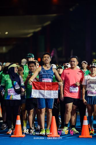 Race photo from BAF LIONS RUN 2024