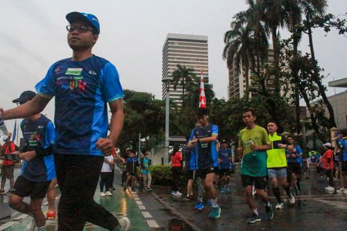 Race photo from Road to BAF Lions Run 2024