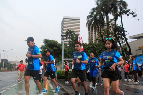 Race photo from Road to BAF Lions Run 2024