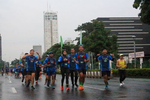 Race photo from Road to BAF Lions Run 2024