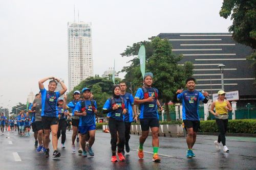 Race photo from Road to BAF Lions Run 2024