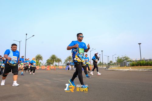 Race photo from ISOPlus Run 2024 Jakarta