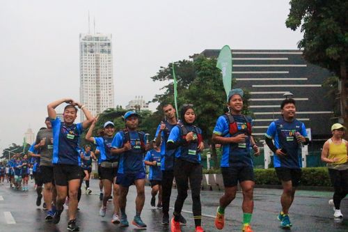 Race photo from Road to BAF Lions Run 2024